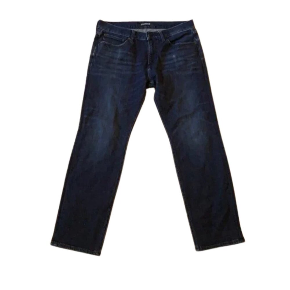 Express Slim Straight 4 Way Stretch Dark Wash Jean